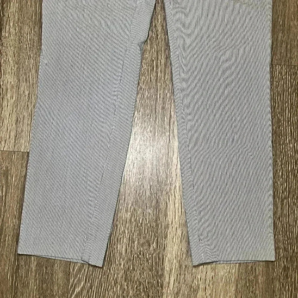 Womens a new day Grey Stripe Dress Pants - 6 - Picture 3 of 7